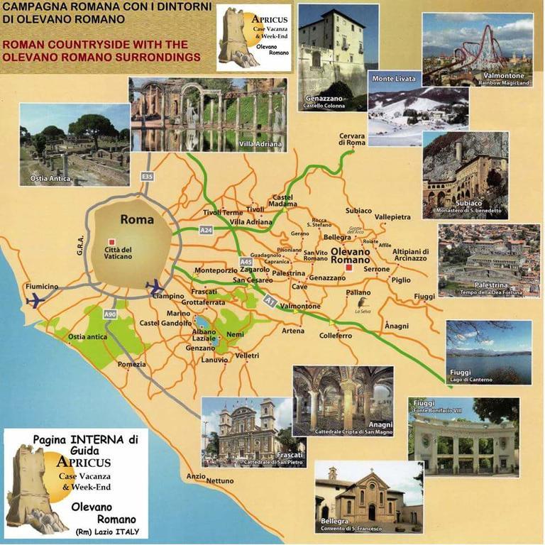 Villa La Loggetta Di Apricus Olevano Romano Exterior foto